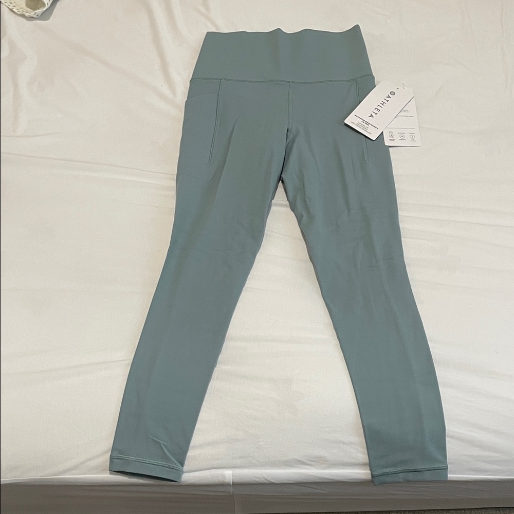 Athleta Blue 7/8 Leggings with Pockets